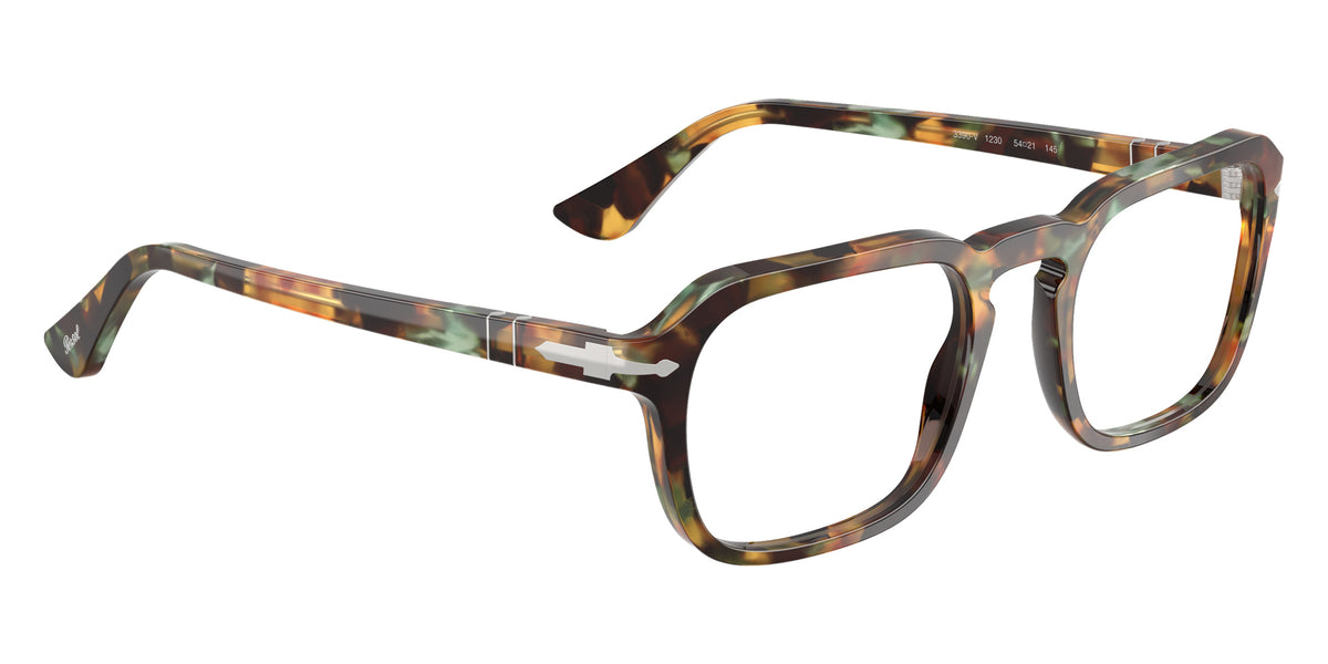 Persol® PO3390V Eyeglasses PO3390V 1230 54 - Tortoise Brown And Pearl Green