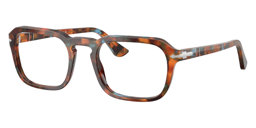 Persol® PO3390V Eyeglasses PO3390V 1232 54 - Tortoise Brown And Pearl Blue