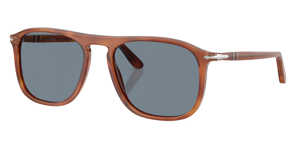 Persol® PO3392S Sunglasses PO3392S 96/56 57 - Terra Di Siena Light Blue