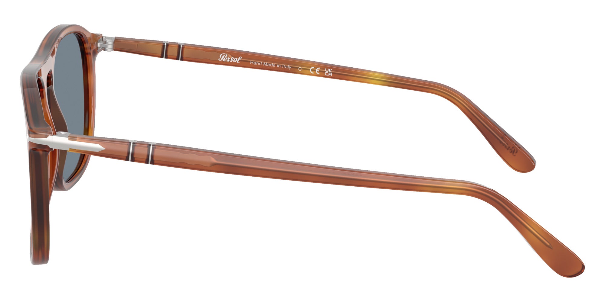 Persol® PO3392S Sunglasses PO3392S 96/56 57 - Terra Di Siena Light Blue