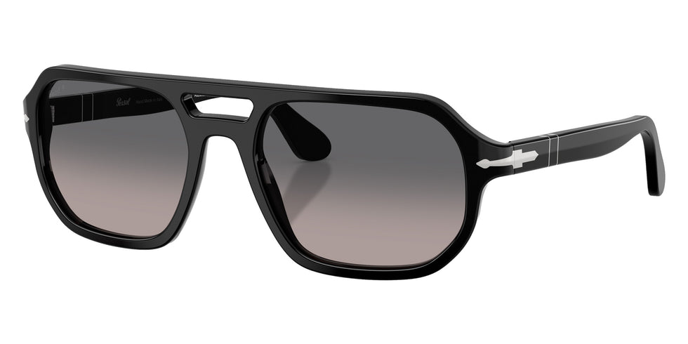 Persol® PO3393S Sunglasses PO3393S 95/M3 59 - Guido Black Gradient Grey Pola