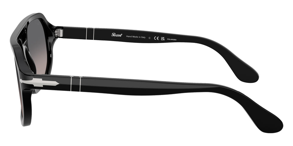 Persol® PO3393S Sunglasses PO3393S 95/M3 59 - Guido Black Gradient Grey Pola