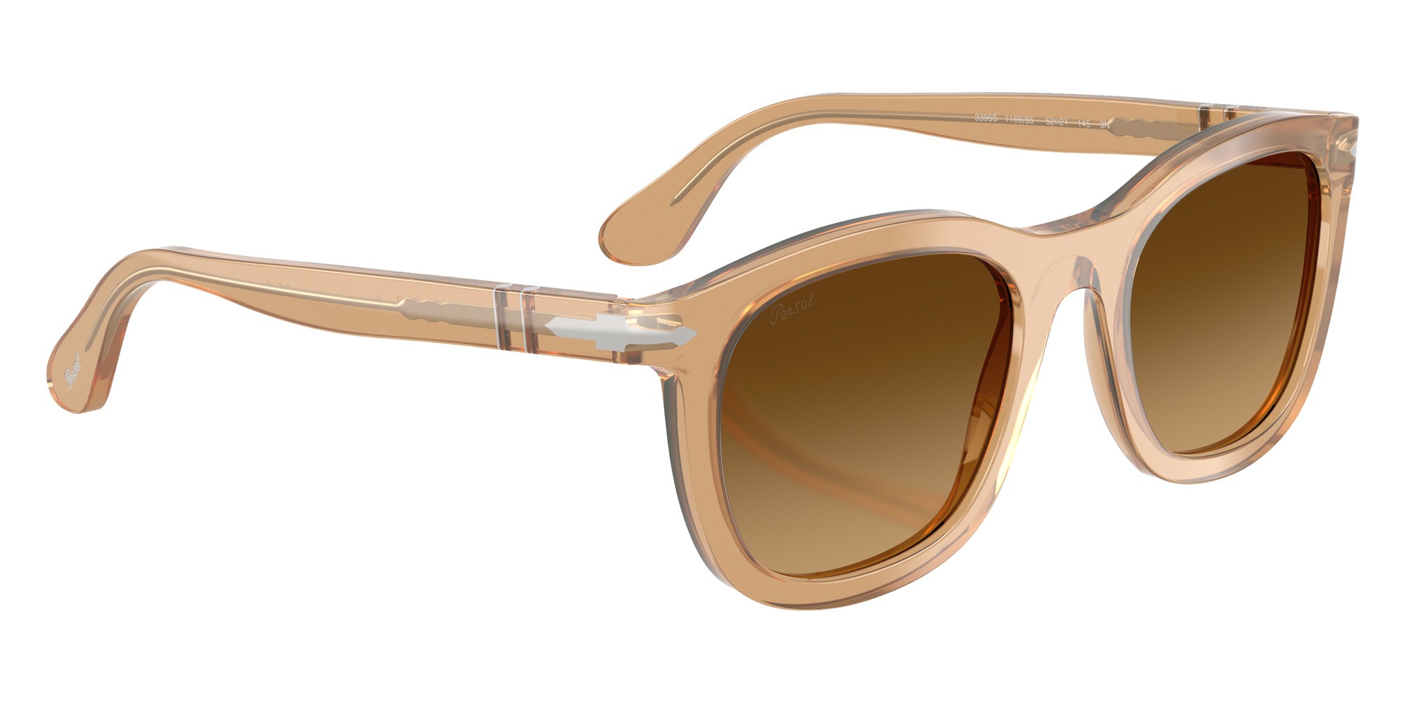 Persol® PO3395S Sunglasses PO3395S 116985 52 - Opal Beige Light Brown Gradien