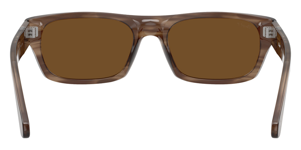Persol® PO3398S Sunglasses PO3398S 120857 55 - Striped Brown Brown Polar
