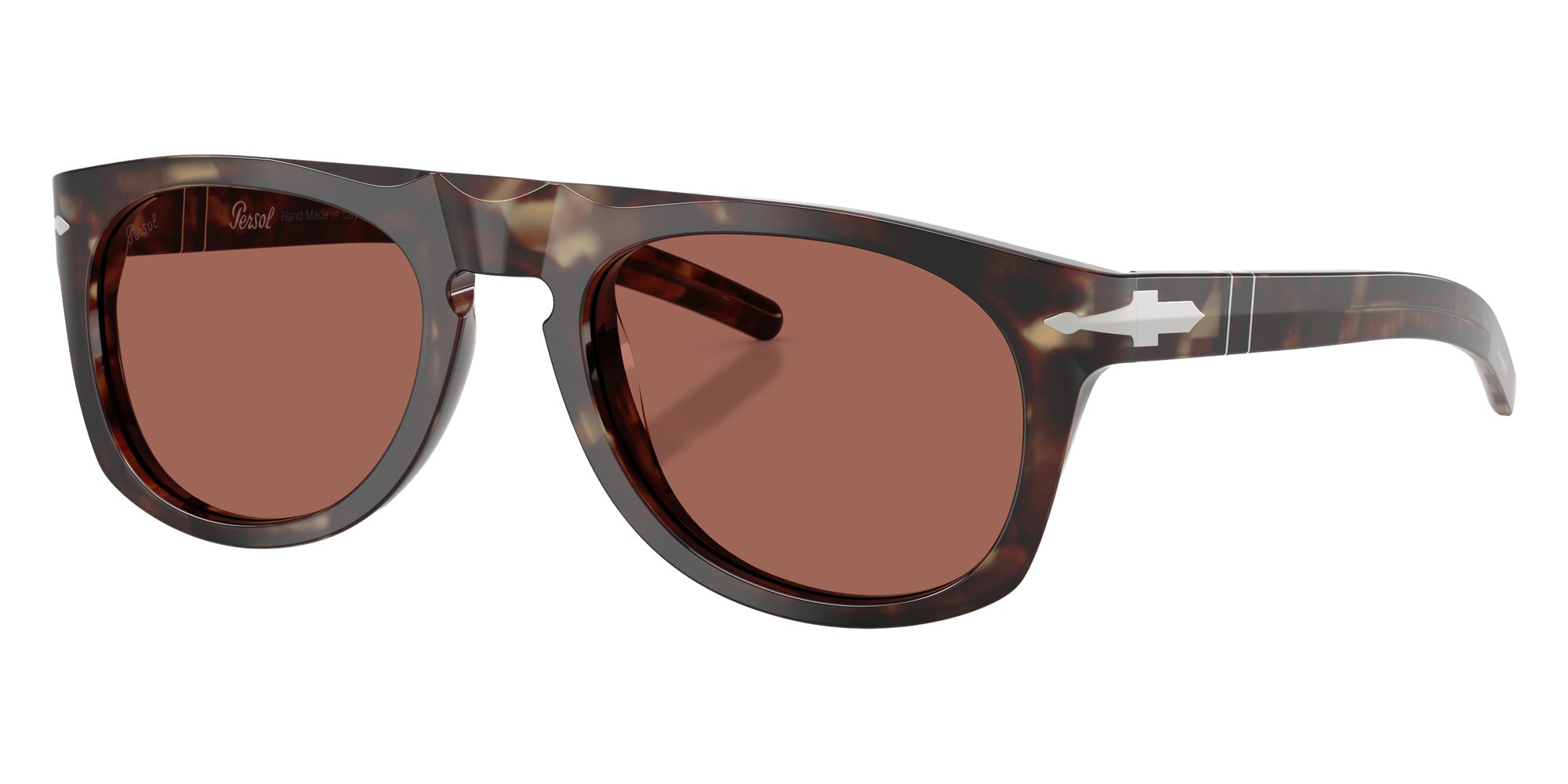 Persol® PO3401S - Persol & Cassina Collection Sunglasses PO3401S 1246H2 53 - Light Havana Terracotta Brown