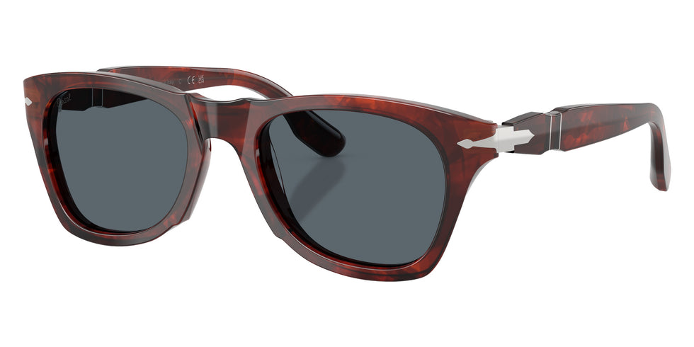 Persol® PO8001S Sunglasses PO8001S 1242R5 51 - Red Brownish Havana Blue