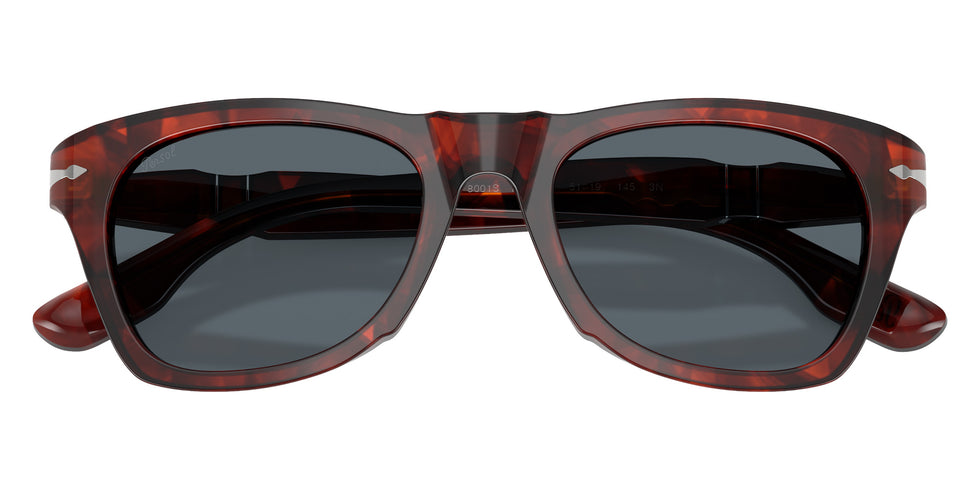 Persol® PO8001S Sunglasses PO8001S 1242R5 51 - Red Brownish Havana Blue