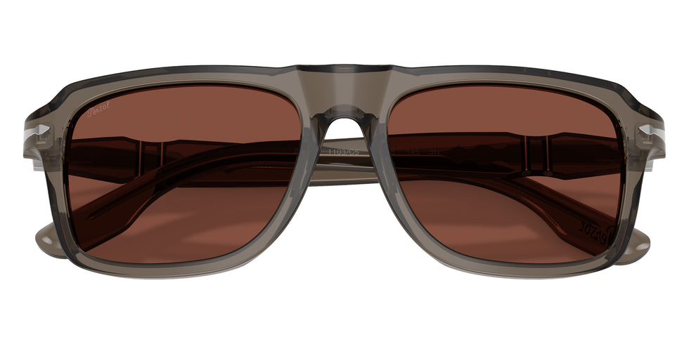Persol® PO8002S Sunglasses PO8002S 1103C5 55 - Opal Grey Red