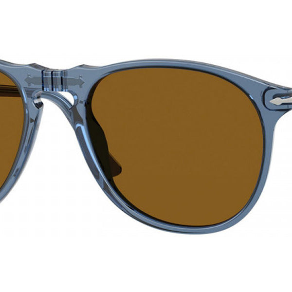 Persol® PO9649S PS PO9649S 121833 55 - 121833 Transparent navy / Crystal brown Sunglasses