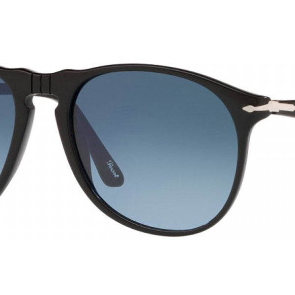 Persol® PO9649S PS PO9649S 95/Q8 55 - 95/Q8 Black / Azure gradient blue Sunglasses