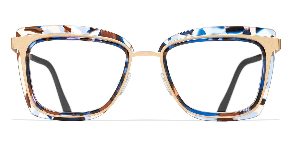 Blackfin® PORT ELIZABETH BLF PORT ELIZABETH 1093 50 - Gold/Blue Floral Acetate Eyeglasses