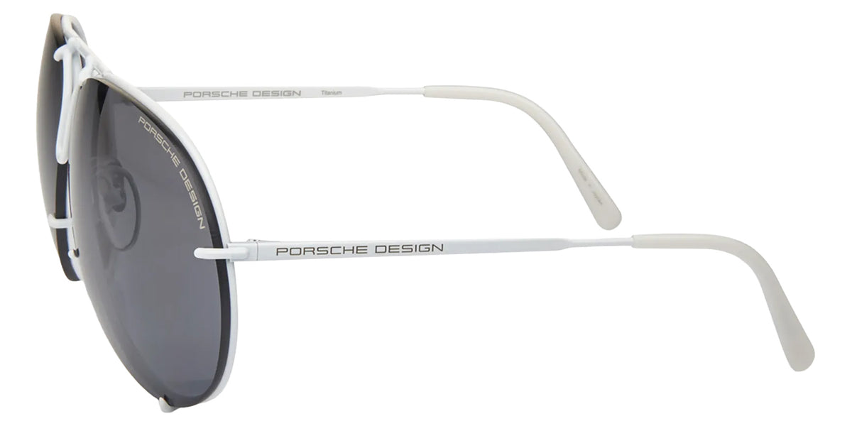 Porsche Design® Iconic Aviator #1 Sunglasses - White