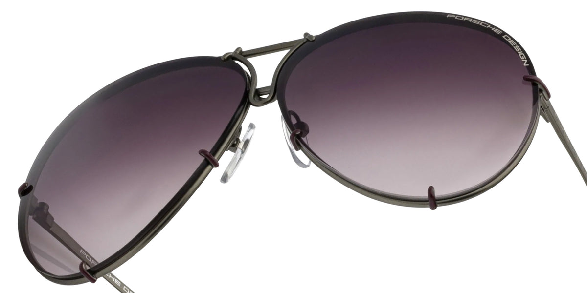 Porsche Design® Iconic Aviator #1 Ladies Capsule Sunglasses - Oak Green Metallic