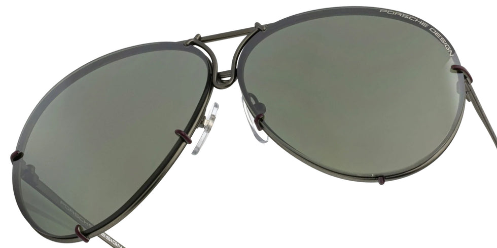 Porsche Design® Iconic Aviator #1 Ladies Capsule Sunglasses - Oak Green Metallic