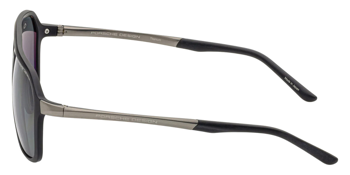Porsche Design® Flowing Titanium #3 Sunglasses - Dark Grey
