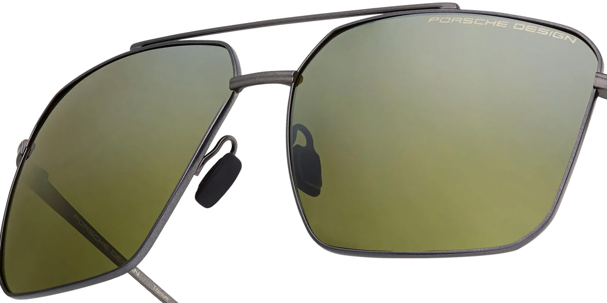 Porsche Design® Liquid Titanium #1 Sunglasses - Dark Grey