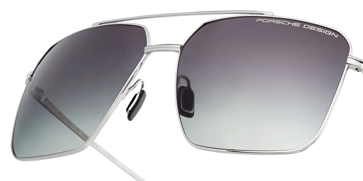 Porsche Design® Liquid Titanium #1 Sunglasses - Palladium Metallic