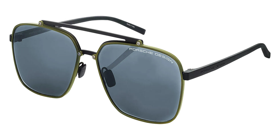 Porsche Design® Hexagon #2 Sunglasses - Olive Green