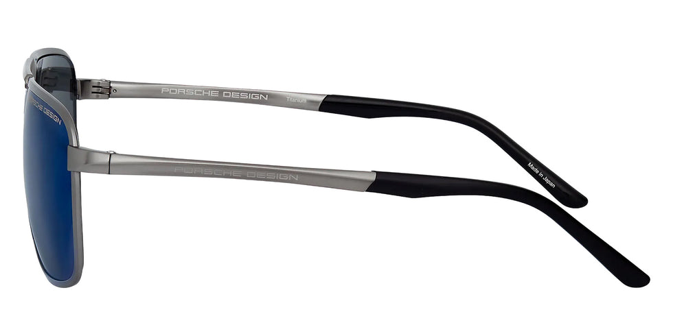 Porsche Design® Flowing Titanium #1 Sunglasses - Dark Grey