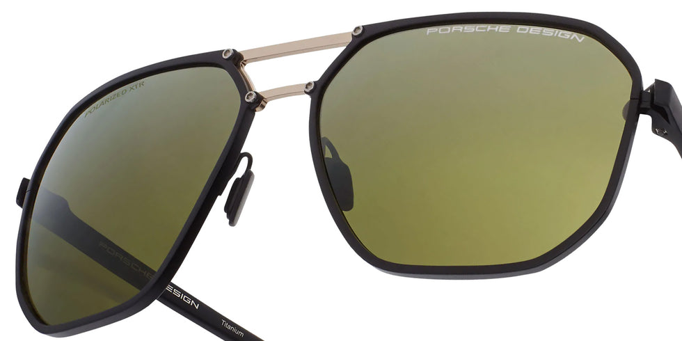 Porsche Design® Hexagon #4 Sunglasses - Black