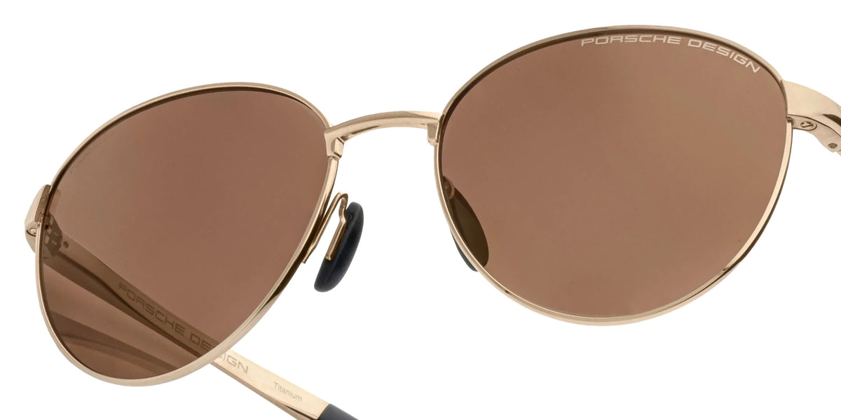 Porsche Design® Flowing Titanium #2 Sunglasses - Gold