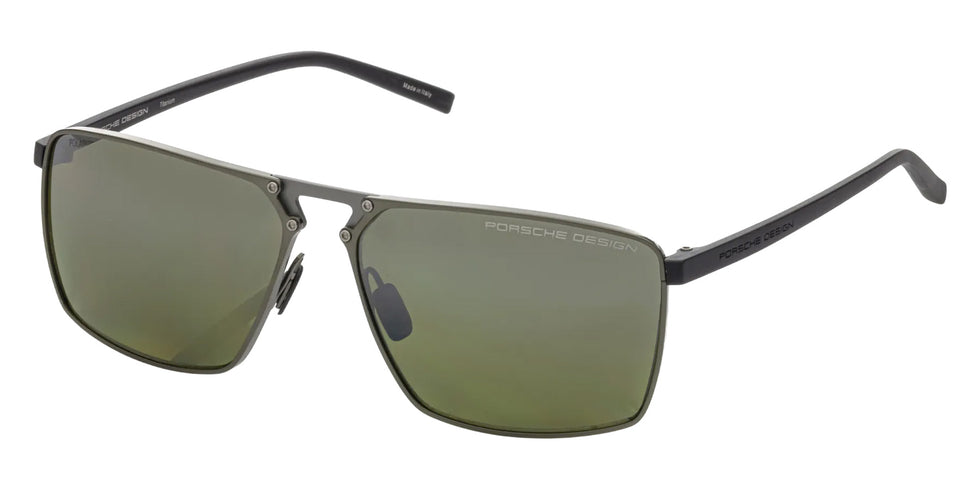 Porsche Design® Hexagon #6 Sunglasses - Olive Green