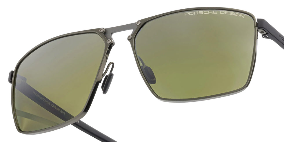 Porsche Design® Hexagon #6 Sunglasses - Olive Green