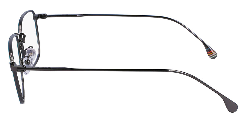 Paul Smith® Garrick PSM PSOP09652 GARRICK 003 52 - 003 Shiny Gun Metal Shiny Green Eyeglasses
