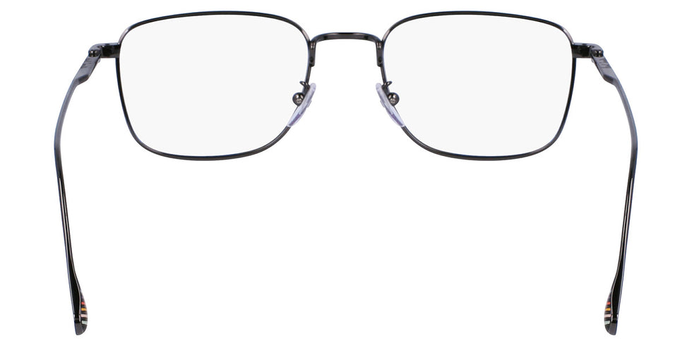 Paul Smith® Garrick PSM PSOP09652 GARRICK 003 52 - 003 Shiny Gun Metal Shiny Green Eyeglasses