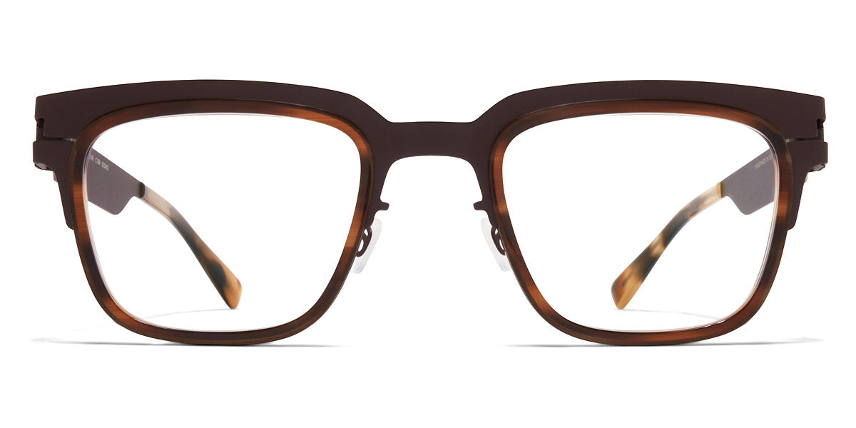 Mykita® RAYMOND MYK RAYMOND A78 Dark Brown/Striped Brown 51 - A78 Dark Brown/Striped Brown Eyeglasses