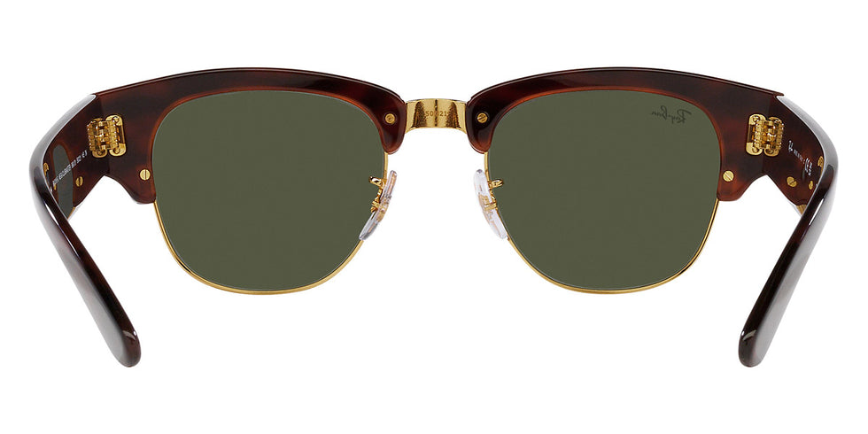 Ray-Ban® Mega Clubmaster RB0316S RB0316S 901/31 53 - Black on Gold with Green lenses Sunglasses