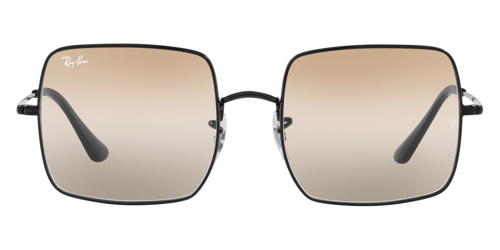 Ray-Ban® Square RB1971 RB1971 002/GG 54 - Black with Pink Gradient Brown lenses Sunglasses