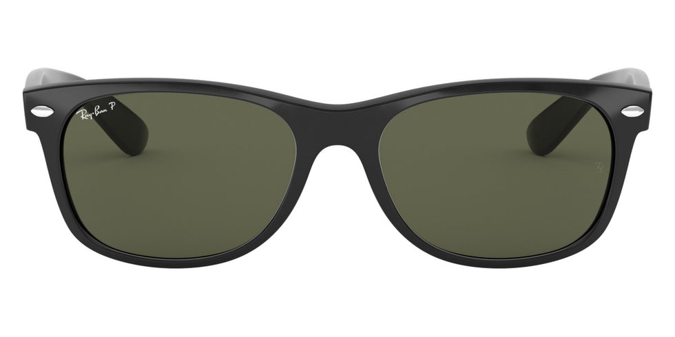 Ray-Ban® New Wayfarer Low Bridge Fit RB2132F RB2132F 901/BF 52 - Black with Clear lenses Sunglasses