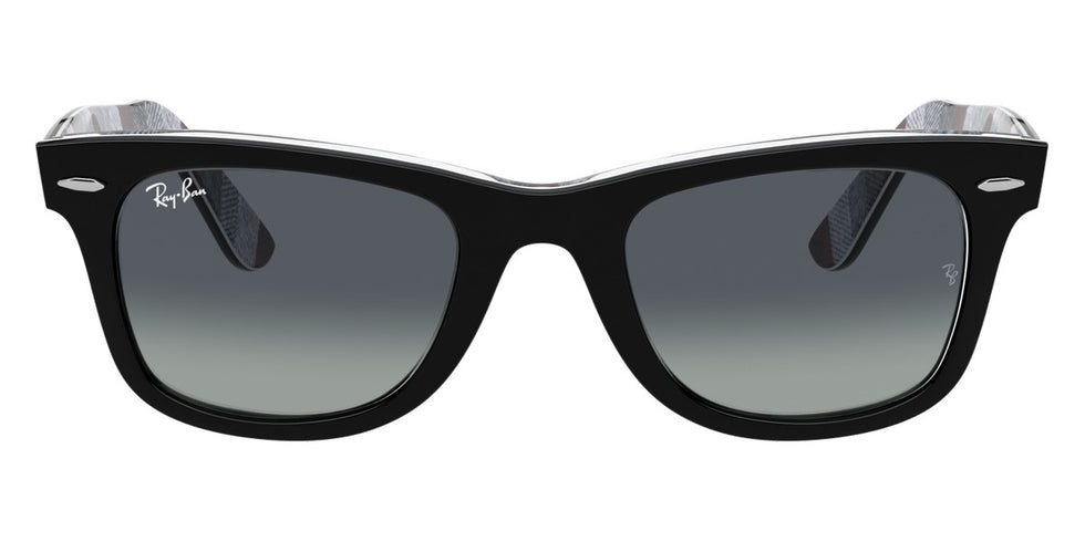 Ray-Ban® Wayfarer RB2140 RB2140 901 50 - Black with G-15 Green lenses Sunglasses