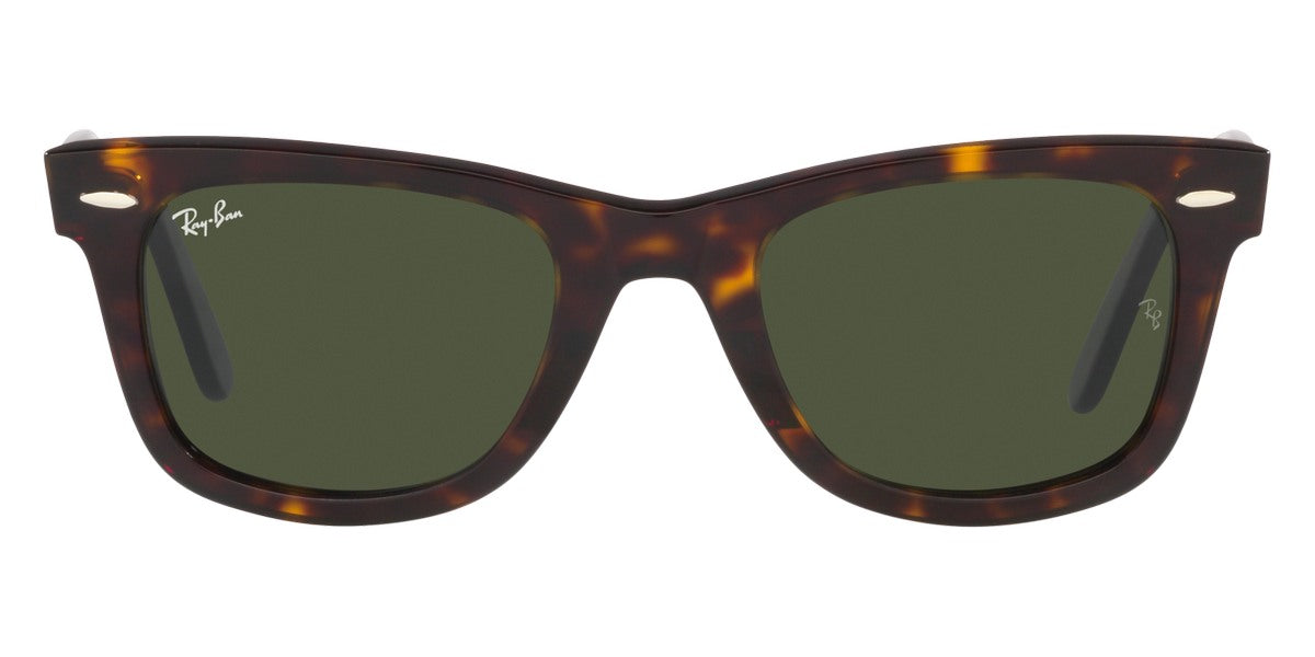 Ray-Ban® Wayfarer RB2140 RB2140 137231 54 - Black with Green lenses Sunglasses