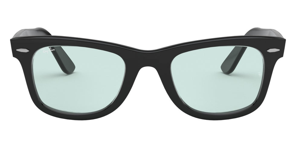 Ray-Ban® Wayfarer RB2140F RB2140F 901 52 - Black with G-15 Green lenses Sunglasses