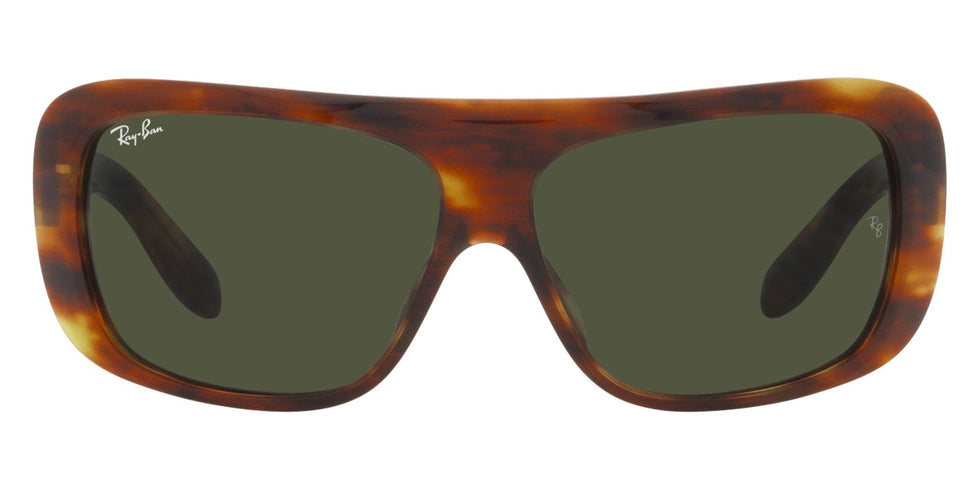 Ray-Ban® Blair RB2196 RB2196 13143M 64 - Striped Gray with Blue Gradient Gray lenses Sunglasses