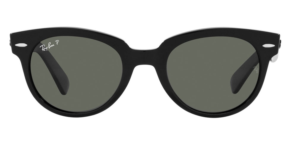 Ray-Ban® Orion RB2199F RB2199F 901/58 52 - Black with Polarized Green lenses Sunglasses