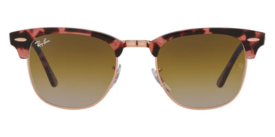 Ray-Ban® CLUBMASTER 0RB3016 RB3016 133751 51 - Pink Havana with Clear Gradient Brown lenses Sunglasses