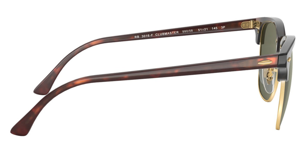 Ray-Ban® Clubmaster Low Bridge Fit RB3016F Sunglasses