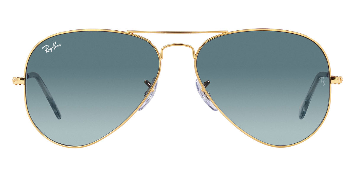 Ray-Ban® Aviator RB3025 55 RB3025 001/3M 55 - Gold with Blue lenses Sunglasses