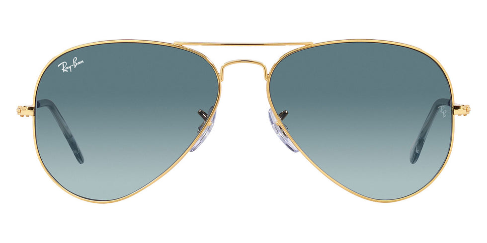 Ray-Ban® Aviator RB3025 55 RB3025 001/3M 55 - Gold with Blue lenses Sunglasses