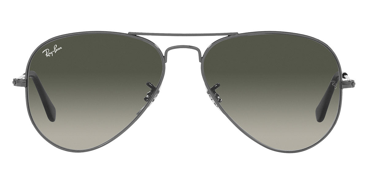 Ray-Ban® Aviator RB3025 55 RB3025 004/71 55 - Gunmetal with Gray lenses Sunglasses