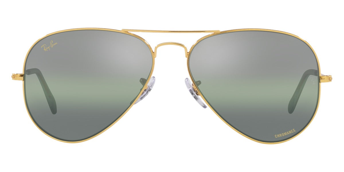 Ray-Ban® Aviator RB3025 55 RB3025 9196G4 55 - Legend Gold with Gradient Dark Green Mirrored lenses Sunglasses