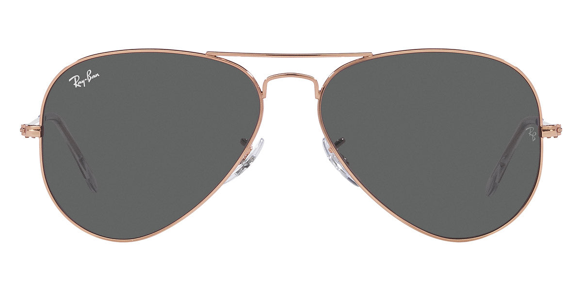 Ray-Ban® Aviator RB3025 55 RB3025 9202B1 55 - Rose Gold with Dark Gray lenses Sunglasses