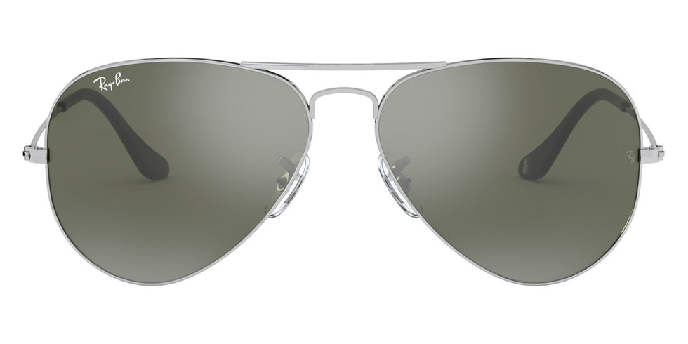 Ray-Ban® Aviator RB3025 55 RB3025 W3275 55 - Silver with Gray Mirrored lenses Sunglasses