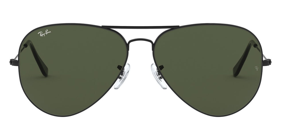 Ray-Ban® Aviator Large Metal Ii RB3026 RB3026 L2821 62 - Black with G-15 Green lenses Sunglasses