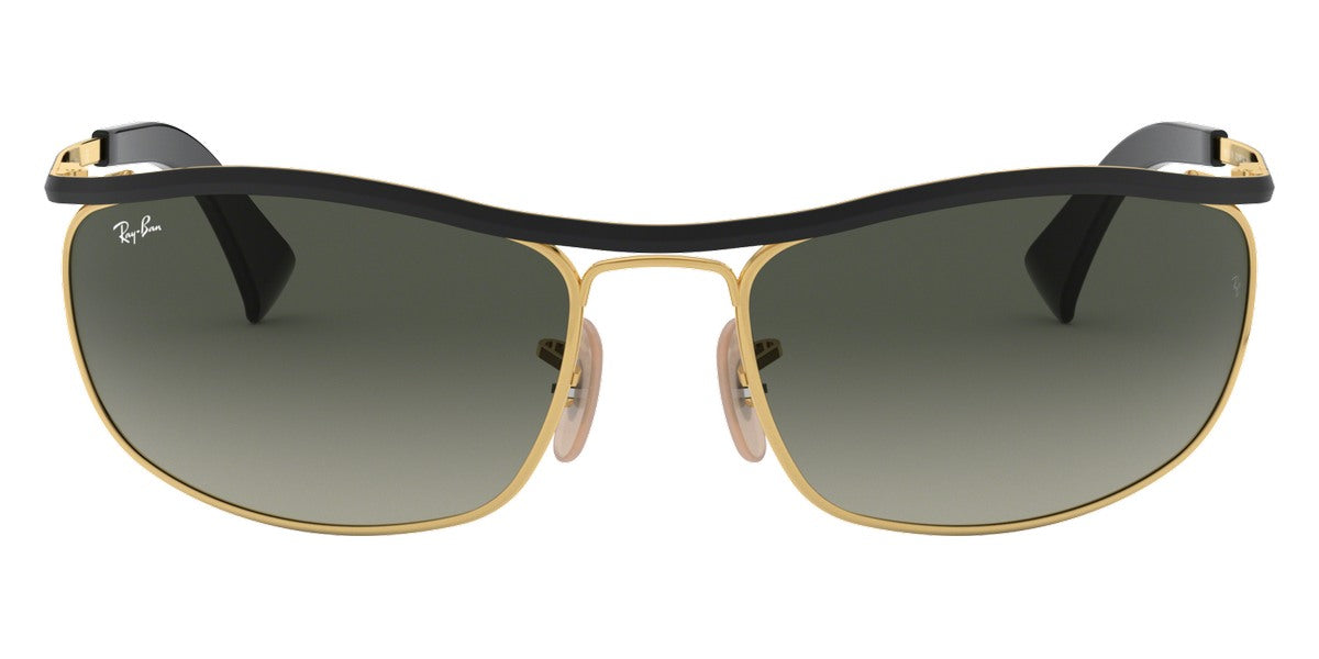 Ray-Ban® Olympian RB3119 RB3119 916271 62 - Top Black Demi Shiny/Gold with Gray Gradient lenses Sunglasses