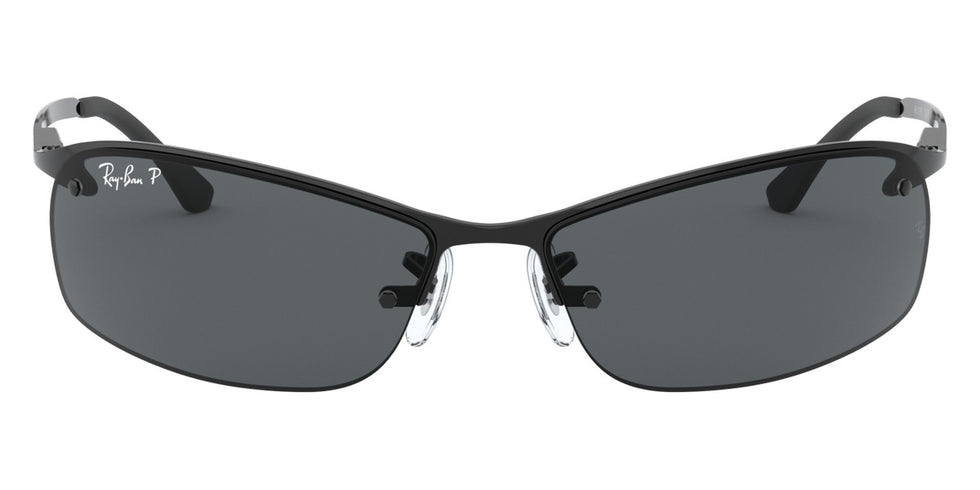 Ray-Ban® RB3183 RB3183 RB3183 002/81 63 - Black with Gray Polarized lenses Sunglasses