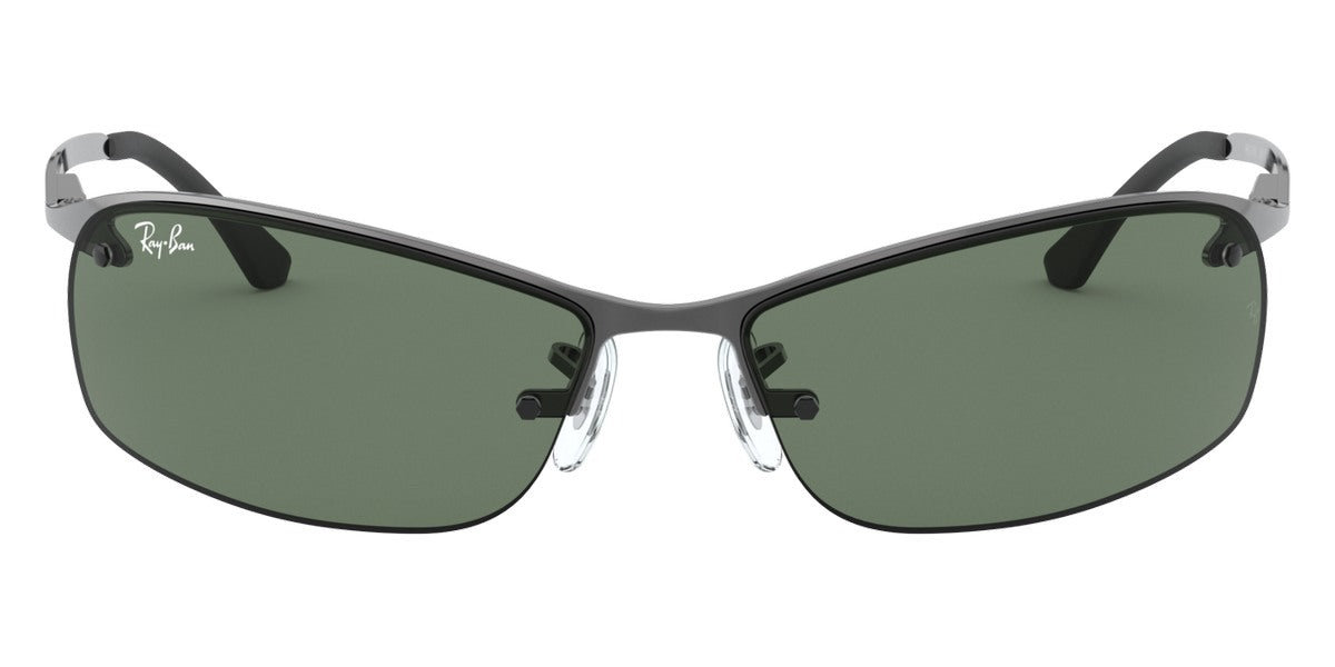 Ray-Ban® RB3183 RB3183 RB3183 004/71 63 - Gunmetal with Dark Green lenses Sunglasses